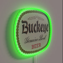 Load image into Gallery viewer, Vintage defunct Ohio brewery neon sign with bright RGB colors.