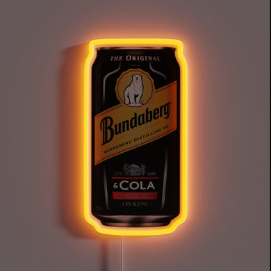Eye-catching LED neon sign featuring vibrant RGB color changing display.
