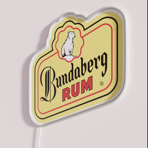 Neon RGB Retro Style Sign Advertising Classic Australian Liquor Brand Logo