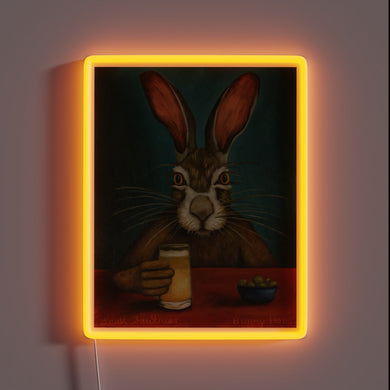 Brighten up your space with this adorable bunny hop sign.
