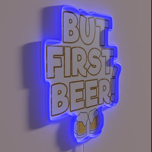 Retro Neon Sign: Beer Lovers Ultimate Humorous Home Bar Decor