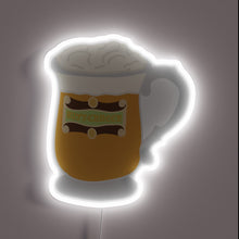 Load image into Gallery viewer, Magical drink inspired art with vibrant neon colors illuminated glow