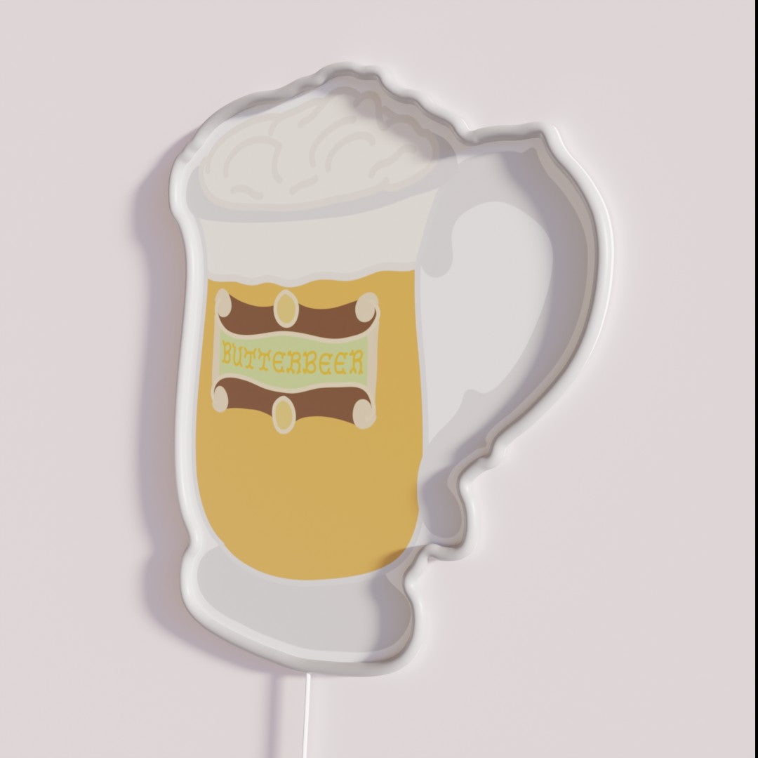 Butterbeer Butter Beer Magical Drink Rgb Led Sign – Neon Factory