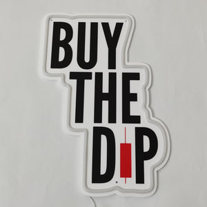 "Buy The Dip" Wall Crypto LED sign