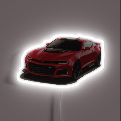 Boldly illuminate your space with this American muscle car nostalgia.