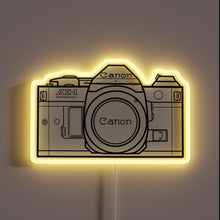 Load image into Gallery viewer, Vintage Analog Photography Meets Modern Neon in Retro Canon Sign.