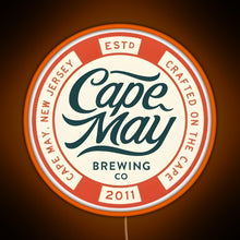 Load image into Gallery viewer, Cape May Brewing Co RGB neon sign orange