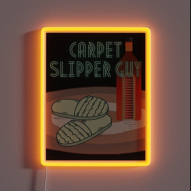 Recovery Pathway Support Illuminated by RGB Neon in Sober Home Decor