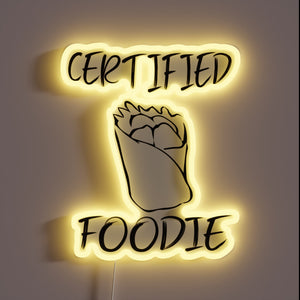 Celebrating my love for plant-based cuisine in bold neon style