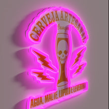 Load image into Gallery viewer, Authentic Artisanal Craft Beer Neon Sign in Vibrant RGB Colors