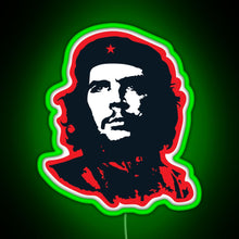 Load image into Gallery viewer, Che Red RGB neon sign green