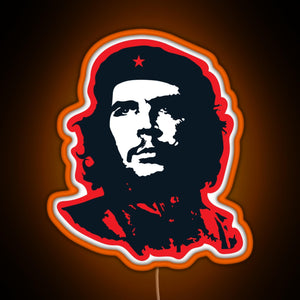 Che Red RGB neon sign orange