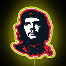 Load image into Gallery viewer, Che Red RGB neon sign yellow