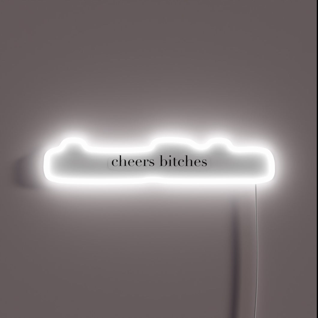 Add a pop of vibrant fun with this neon sign