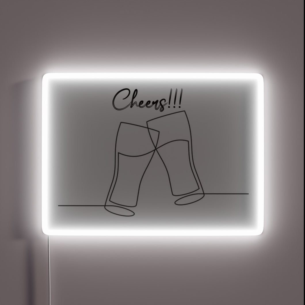 Dazzling RGB LED neon sign adding personality to any space.