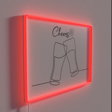 Load image into Gallery viewer, Dreamy Retro Bar Decor with Color-Changing LED Lighting Effects