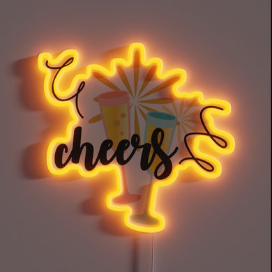 Add a pop of color with this customizable bar decor.