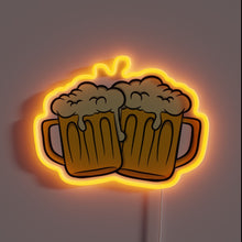 Load image into Gallery viewer, Add a splash of color with this LED neon sign
