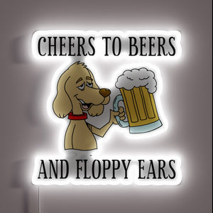 Brew-tiful Pet-Themed Neon Sign for Beer Lovers and Canines Fans