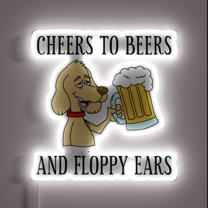 Brew-tiful Pet-Themed Neon Sign for Beer Lovers and Canines Fans