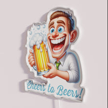 Load image into Gallery viewer, RGB Neon Bar Sign for Home Decor, Beer Enthusiasts Welcome