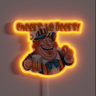 Brighten up your space with this colorful beer enthusiast decoration