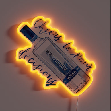 Illuminated Bar Decorations Neon Sign with RGB Color Changing Options