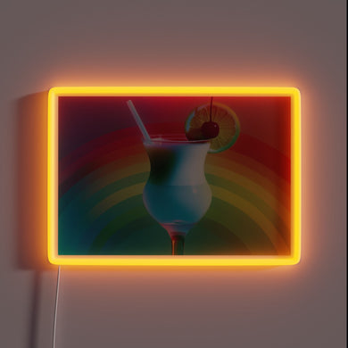 Add a touch of vibrant nightlife with this neon sign