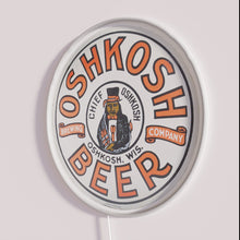 Load image into Gallery viewer, Neon LED Chief Oshkosh Beer Sign Decorative Retro Bar Pub Lighting