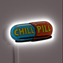 Load image into Gallery viewer, Pop a neon &quot;Chill Pill&quot; – bright, bold, and perfectly sarcastic.