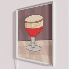 Load image into Gallery viewer, Authentic Chimay Brewery Sign Neon Artwork in Vibrant RGB Colors