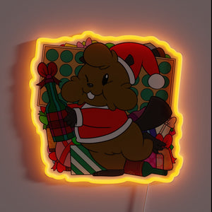 Vibrant, energy-saving neon LED lighting for festive holiday decor enjoyment.