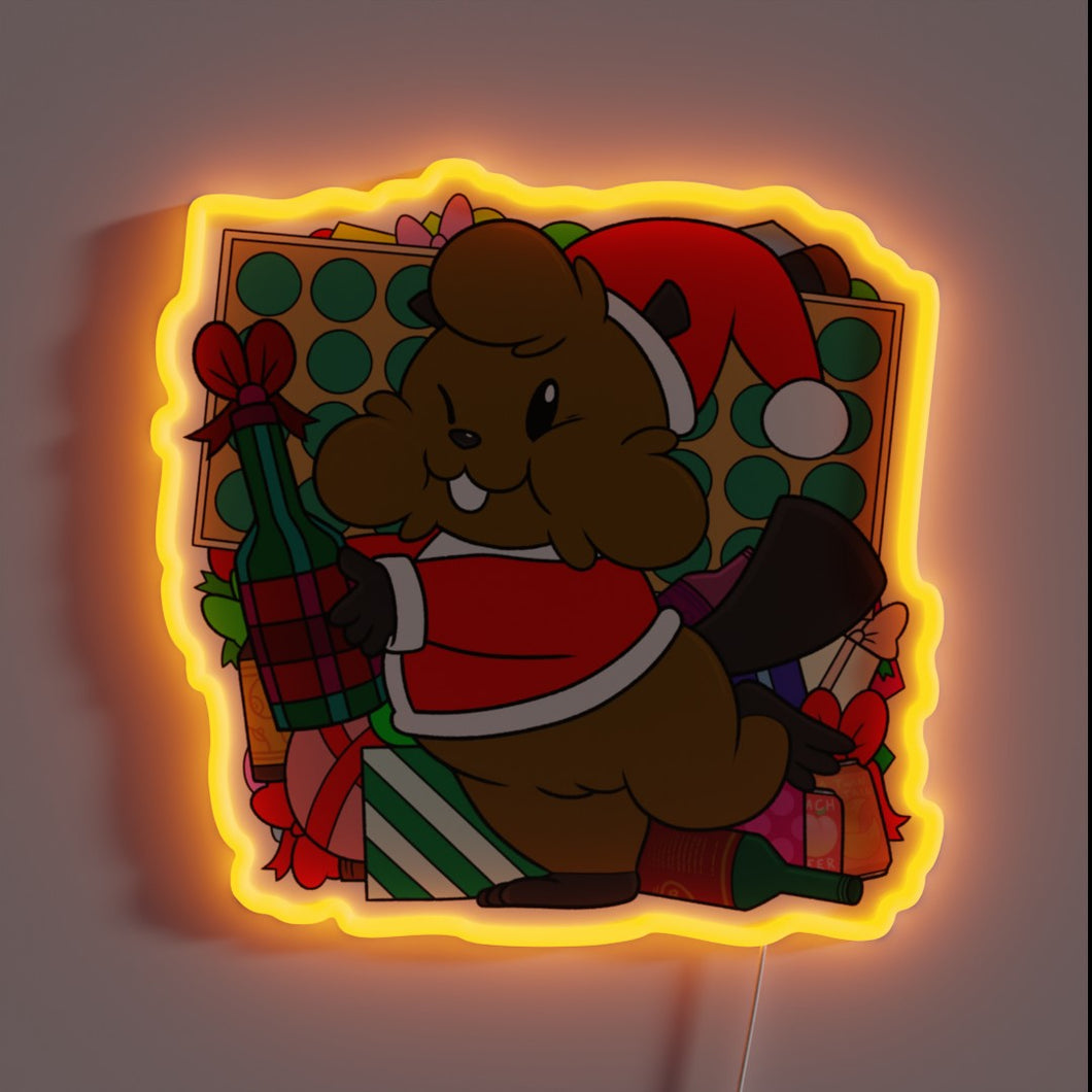 Vibrant, energy-saving neon LED lighting for festive holiday decor enjoyment.