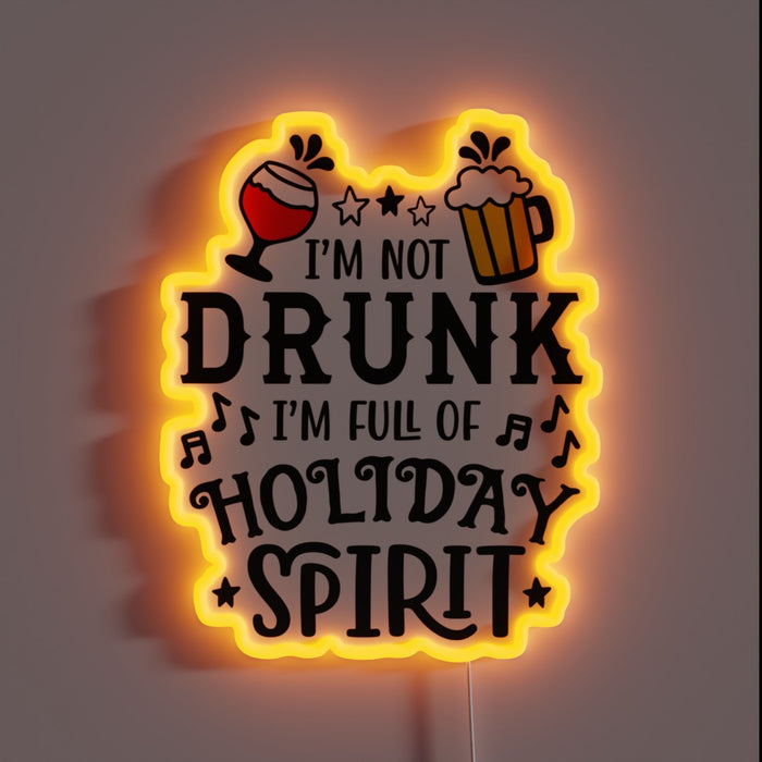 Get into the holiday mood with this festive neon light