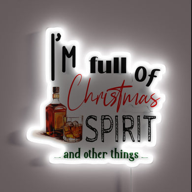Add festive sparkle to holiday gatherings with this neon glass.