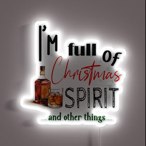 Add festive sparkle to holiday gatherings with this neon glass.