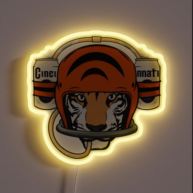 Brighten up your man cave with this fun sports neon