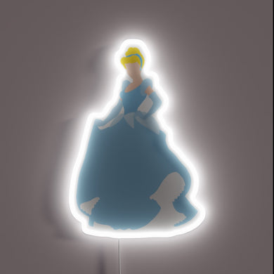 Neon Cinderella vibes – classic, dreamy, and glowing like magic past midnight.