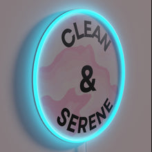 Load image into Gallery viewer, Soft glow of serenity in modern spaces with customizable colors