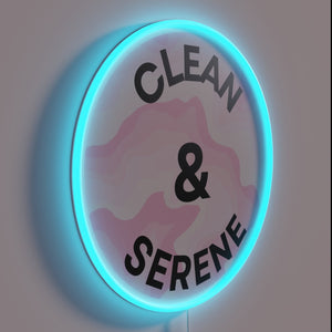 Soft glow of serenity in modern spaces with customizable colors