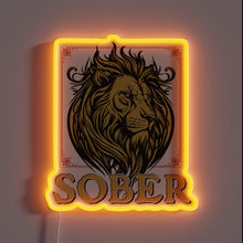 Load image into Gallery viewer, Recovery Motivation: Vibrant LED Sign for Sobriety and Clean Living.