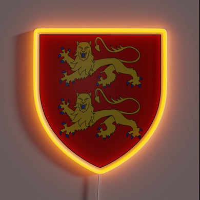 RGB lit replica of the historic Norman crest emblem.