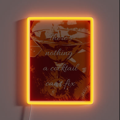 Add a touch of neon glamour to your cocktail bar