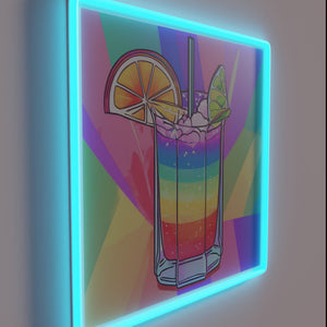 Add a Pop of Color with This Vibrant Cocktail Sign