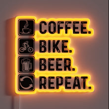 Load image into Gallery viewer, Brightly lit barware themed novelty sign for home decor enthusiasts