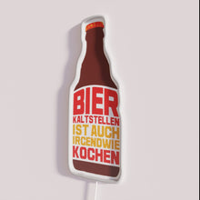 Load image into Gallery viewer, Neon bar decor signs with cold beer kitchen humor theme