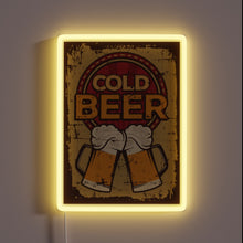 Load image into Gallery viewer, Chill your drinks in style with this cold beer sign