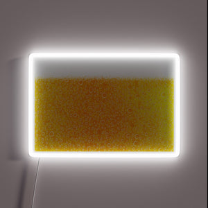 Vibrant LED sign adds fun pop of colour to bars.