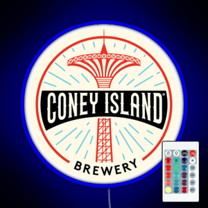Coney Island Brewery RGB neon sign remote