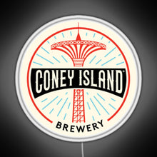 Load image into Gallery viewer, Coney Island Brewery RGB neon sign white 